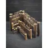 Decoração de Prato de Sashimi, Tiras de Bambu, Cerca de Bambu, Prato para Churrasco de Restaurante Japonês, Decoração de Prato, Decorações de Prato Estilo Japonês