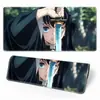 Alfombrilla de Escritorio Grande de Anime de Dibujos Animados, Pad para Escritorio, Pad con Bordes Bloqueados, Pad Antideslizante y Resistente a Manchas para Oficina y Gaming, Teclado