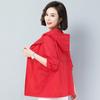 Ropa de Protección Solar de Seda de Hielo para Mujer Ropa Fina de Verano para Mujer 2025 Nueva Mamá de Mediana Edad Suelta Casual Chaqueta de Ropa de Protección Solar