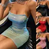 Deseo Transfronterizo Amazon 2026 Producto Nuevo Vestido con Tirantes Transfronterizo Europeo y Americano Color Sólido Sin Mangas Delgado Sexy
