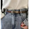 Novo Cinto Fino Feminino Feminino Decorativo Simples Versátil Fino Fivela Prateada Fivela de Pino Moda Verão Jeans Calça Cinto