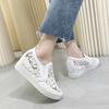 Comercio exterior verano nuevo malla hueca zapatilla ligera blanca almohada red de grulla zapatos mayor transpirabilidad casual zapatos blancos