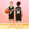 Traje de Uniforme de Baloncesto para Niños, Traje de Verano para Niño, Traje Transpirable Absorbente de Sudor para Estudiante de Primaria, Camiseta Deportiva Chaleco para Estudiante de Primaria