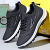 Dropshipping Comércio Exterior Primavera e Outono Caminhada Corrida Estudante Impermeável Casual Sola Macia Esportes Antiderrapante Couro Sapatos Masculinos Impermeáveis e Antiderrapantes