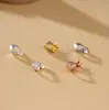 Colgante de Plata de Ley S925 con Bandeja Plana Cierre de Semilla de Melón Montura Vacía para Perla Accesorios para Pulsera Collar Hecho a Mano DIY Perla con Agujero Medio