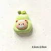 Nuevos Accesorios de Resina DIY de Dibujos Animados de Animales y Frutas Pegamento de Crema Pequeño Pasadores para el Cabello Funda de Teléfono Hebilla de Zapato Llavero