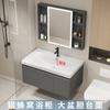 Chaozhou Cerâmica Banheiro Doméstico Alumínio Favo de Mel Armário de Banheiro Cerâmica All-in-One Bacia Mesa de Lavagem Mesa de Lavagem de Vaso Sanitário