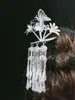 Tocado Miao Zhai estilo exótico de Guizhou vestido para disfraz Miao sombrero de plata collar accesorios de ropa étnica minoritaria Dong para mujeres