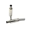 Conector Sin Soldadura Macho y Hembra Adaptador de Corriente CC Pegamento Negro 5.5*2.1/2.5*10mm Metal Metal Monitoreo Bnc