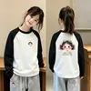 Roupa de baixo feminina com forro de fleece, novo estilo outono/inverno 2026, roupa íntima quente para estudantes, blusa de manga comprida com gola redonda para meninas, disponível nos tamanhos M e G