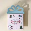 Porta Dinero de Papel Navideño, Caja de Regalo con Corte de Moño para Tarjetas de Dinero para Regalo de Navidad, 3 Diseños Surtidos Venta al por Mayor