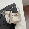 Bolsa de Mão com Design Retrô de Nicho para Mulheres Nova Coleção Primavera 2026 Estilo Simples Moda Casual Bolsa de Ombro Transversal para Mulheres