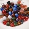 Cuentas sueltas ovaladas de 16 mm de colores frescos y florecientes con agujeros, pulsera de resina con cuentas para hacer tú mismo, accesorios de joyería para hacer tú mismo.