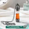 Nuevo Encendedor de Queroseno con Tanque de Aceite Transparente, Diseño Elegante de Cintura, Colgante de Collar de Moda, Rueda de Pedernal Personalizada, Llama Abierta, Venta al por Mayor desde el Fabricante