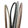 Tiras de Pedrería Brillante Transfronterizas de 6 mm, Cordones para Cinturón, Cordones para Decoración de Zapatos, Accesorios para Superficie de Ropa y Zapatos, Tiras de Resina con Pedrería
