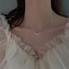 Collar de cobre con microcadena con letra X para mujer, diseño de nicho de verano 2021, nueva cadena de clavícula de alta calidad de celebridades de Internet 2022