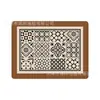 Tapete Drenante para Cozinha Temu Transfronteiriço Levemente Luxuoso Floral de Terra de Diatomáceas, Tapete Protetor Absorvente de Água Anti-Escaldante Isolante Térmico para Bancada Doméstica