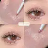 Bolsa pequeña llorona rosa y tierna gusano de seda vivo de mamá pluma mate perlado iluminador maquillaje para principiantes delineador de ojos sombra hasta maquillaje