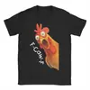 Camiseta de Algodón Transfronteriza Interesante F-Caw-F Pollo Fcaw Ropa Camiseta Unisex Camiseta de Algodón Camiseta de Nueva Llegada