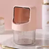 Organizador de Bastoncillos de Algodón para el Hogar Transparente Multiusos Fácil de Guardar con Tapa Giratoria a Prueba de Polvo y Recipiente a Prueba de Polvo para Guardar Palillos