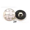 Botones de Plástico con Electrochapado Recubierto de Aceite, Diseño de Flor de Camelia, Estilo Vintage, Inspirados en Chanel, para Chaquetas, Camisas, Abrigos, Accesorios de Ropa, Botones