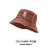 Sombrero de Pescador de Mezclilla Desgastada Estilo Coreano con Agujeros, Sombrero de Cubo Protector Solar de Cara Completa Color Liso Estilo Japonés para Parejas