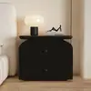2026 Nuevo Sin Instalación Segunda Mano Estilo Crema Minimalista Moderno Sensación de Alta Gama Almacenamiento Dormitorio Mesita de Noche Madera