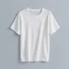 Ropa para Hombre al por Mayor Verano 2025 Malla de Bambú Seda Hielo Camiseta de Manga Corta Camisa para Hombre Cuello Redondo Material Suave Ropa de Media Manga Moderna