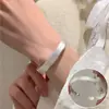 Nova Pulseira Estilo Coreano para Mulheres, Cruz Geométrica Doce, Pulseira Simples, Elegante Estilo Celebridade da Internet, Joia de Alta Qualidade