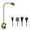 Lámpara de cabecera LED flexible para lectura con regulaciones europeas, regulaciones americanas, regulaciones británicas, cable de enchufe 3W suministro transfronterizo