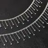 Cadena de Diamantes, Cadena de Cordón con Borlas, Ropa y Accesorios Transfronterizos para DIY, Cadena de Cintura de Diamantes de Agua, Cadena de Garra Soldada, Accesorios de Diamantes