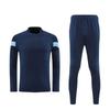 Roupas de treino de futebol de manga comprida, jaqueta curta, jaqueta esportiva casual, calças, atacado, uma geração de outono e inverno