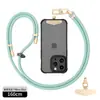 Lanyard para teléfono móvil con explosiones se puede colgar en la espalda cuerda ajustable para colgar en el cuello cuerda tejida corta para la muñeca anti-pérdida venta al por mayor de fábrica