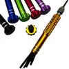 Chave de fenda de liga de alumínio de precisão cinco em um para reparo de celular desmontar óculos 1.2 chave de fenda cinco em um soquete hexagonal