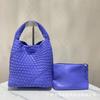 Cross-border estilo saco tecido feminino primavera e verão saco pequeno e leve feminino saco de grande capacidade cesta de legumes bolsa