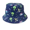 Sombrero de Pescador Estampado Transfronterizo, Reversible, Unisex, Sombrero para el Sol para Exteriores, Sombrero Cubeta de Sol Moderno y Elegante