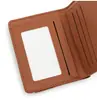 Nova carteira feminina, estilosa, simples, fresca e minimalista, carteira feminina curta com múltiplos compartimentos para cartões, porta-moedas, bolsa de mão