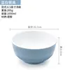 Tazón para gachas de desayuno restaurante tazón de arroz cantina tazón de sopa vajilla comercial de melamina resina tazón de plástico tazón pequeño para wonton tazón para fideos