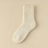 Outono e inverno novas meias femininas forradas de lã espessas meias de panturrilha quentes e confortáveis meias femininas de confinamento meias de dormir Terry