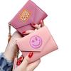 Bolsa para Monedas con Borla de Color Sólido Amor y Paz Porta Tarjeta de Estudiante de Aliexpress Ranura para Múltiples Tarjetas Cartera Corta Delgada Cartera
