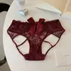 Caindo na Rede do Amor~ Calcinha Sexy de Renda com Abertura no Gancho, Vazada, Puro Desejo e Tentação, Cintura Baixa, Roupa Íntima com Abertura no Gancho para Mulheres