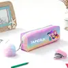 Grupo de Chicas Cazadoras Transfronterizas En Stock Estuche Arcoíris Brillante Estuche Brillante Papelería para Estudiantes Almacenamiento Bolsita para Lápices