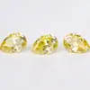 Moissanita de color 1-3 quilates forma especial de gota de agua moissanita piedra desnuda fabricantes al por mayor en stock enviar instrucciones código de cintura