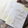 Impresión Tipográfica con Estampado en Caliente Estilo Americano Fino y Técnicas de Grabado Tipográfico para Invitaciones de Boda Personalizadas