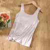 Chaleco para Niña con Almohadillas en el Pecho, Estilo Delgado de Verano, Material Lyocell, Diseño Largo para Adolescentes, Anti-Golpes, Camisola Transpirable
