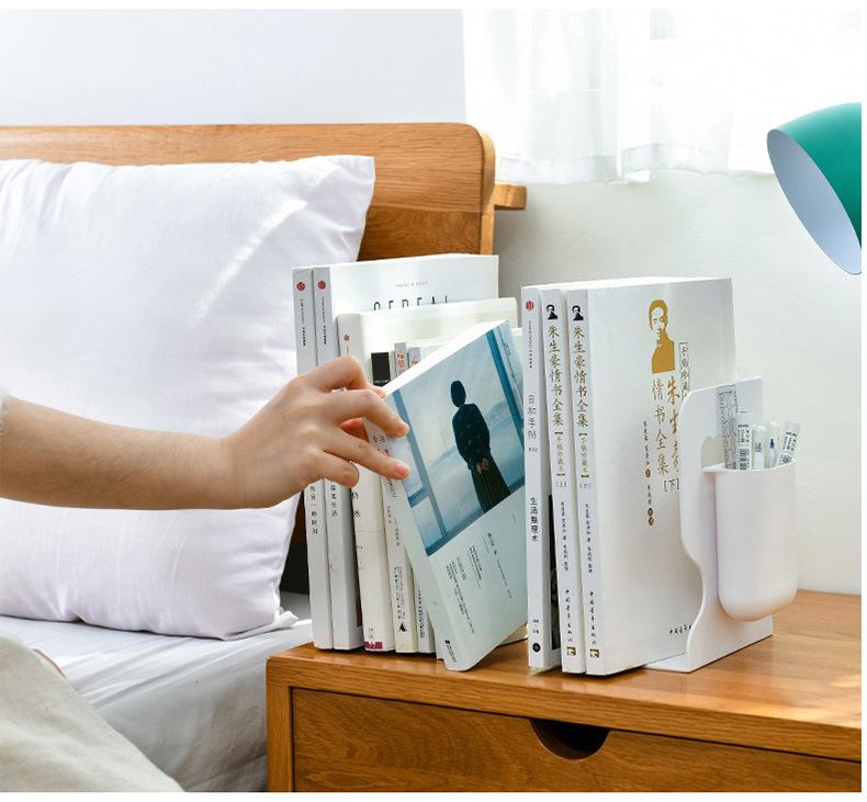 创意伸缩书立简约办公学校图书桌面收纳书靠书挡学生课桌书立架-