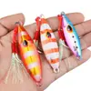 Jig Luminoso para Pesca de Mar de Caballa y Bonito, Señuelo Slow-Jigging para Lanzamiento a Larga Distancia, Señuelo Láser para Pesca de Barco
