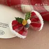 2026 Nuevo Pasador de Piña para el Cabello Pasador de Astas de Alce Accesorios para el Cabello Diadema Navideña Linda para Niños Tocado