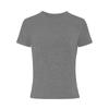 Playera Blanca de Manga Corta con Hombro Descubierto para Mujer, Invierno con Forro Polar, Ajustada, Corta, Base para Verano, Cuello Redondo