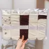 Nuevo Estilo Otoño e Invierno para Mujer: Calcetines holgados estilo Old Money, Calcetines altos, Calcetines holgados de encaje de color liso, Calcetines con separación de dedos para mujer